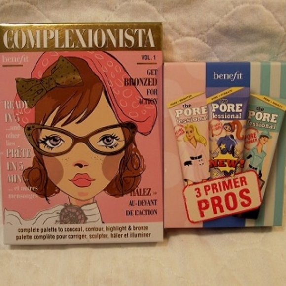 Benefit Other - BENEFIT complete Face Palette + Primer, Lot of 2